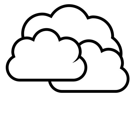 cloud clipart black and white|black and white clouds illustrations.